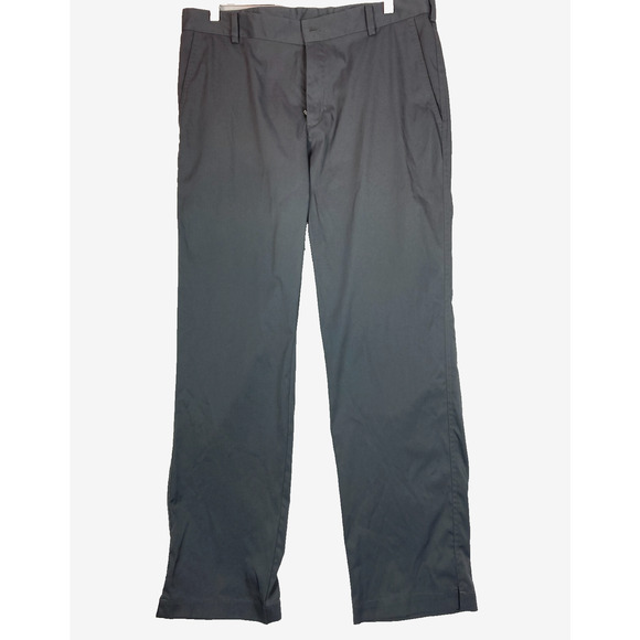 Nike Dri Fit Golf Pants Mens 34x32 Gray Flex Standard Fit Lightweight PGA Tour‎ - Picture 1 of 12